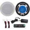 Herdio 4Inch 160W Marine Boat Car Ceiling Speaker Waterproof Bluetooth