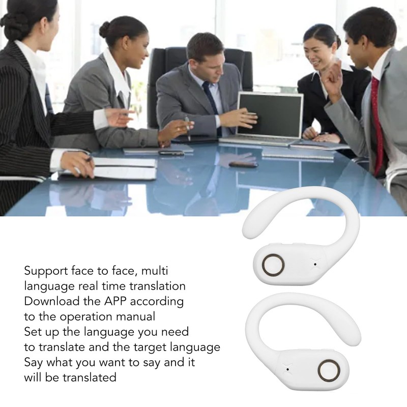 Yunir BT Translator Earbuds, 144 Language Three Modes Noise Reduction