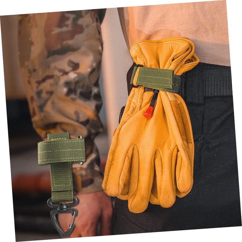 IWOWHERO 3pcs Multi-function Glove Straps Work Gloves Heavy Duty Oxford