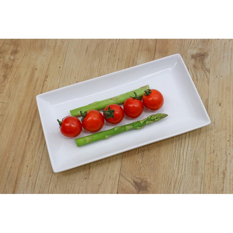 Castle Enterprise Chefs Buy Ripi Durable Dinnerware, Oblong Plate, White,