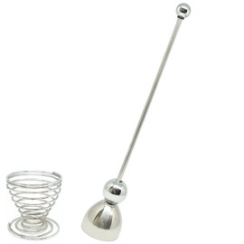 Praxia Egg Shell Cutter, Eggshell Peeler, Egg Stand Included