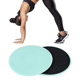 HERCHR Core Sliders, 2PCS Ejercicio Deslizante Disco Deslizante Fitness Core Slider Sport Equipo de Entrenamiento de Cuerpo Completo para Abdominales,
