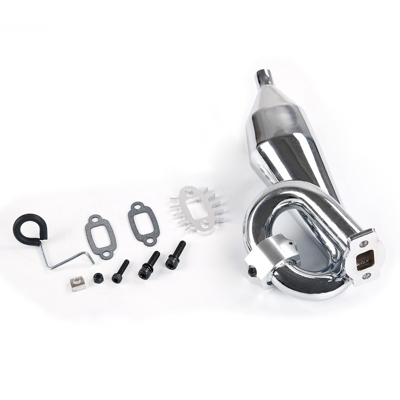 FLMLF CNC Metal Clamp Exhaust Tuned Pipe of 23CC-36CC Engine