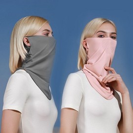 Unisex Ultralight Cooling Sun Protection Breathable Air Mask for Cycling & Exercise UV Black/ONE