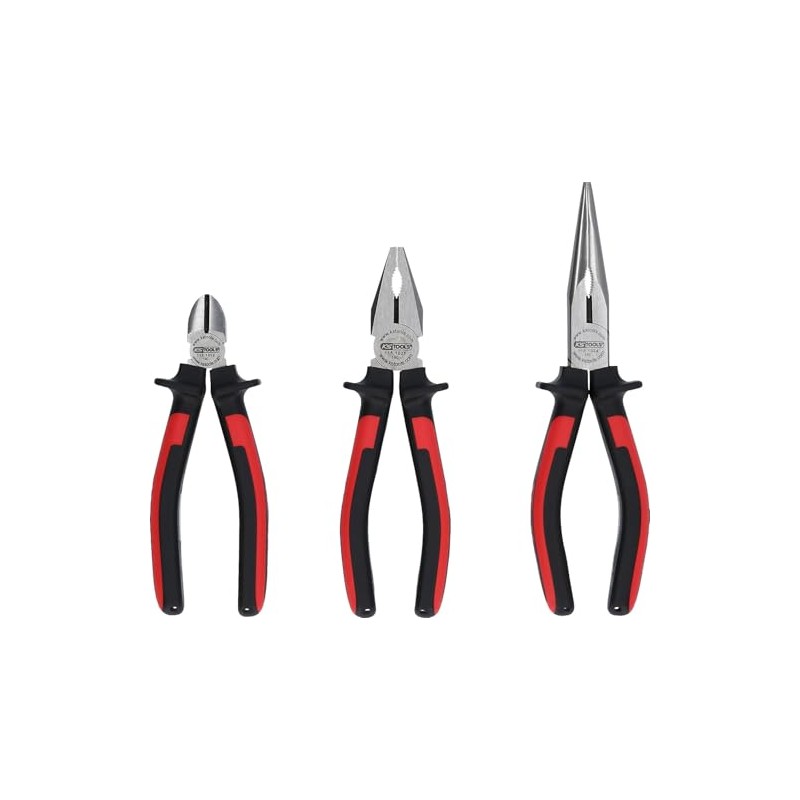 KS Tools 115.1010 ERGOTORQUE pliers set, 3 pcs, 160-200mm