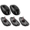 5PCS Smoke LED Cab Light White Top Roof Running Cab