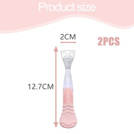 louuuou 2 Pcs Universal Razors Handle for Women Compatible with Venus Razors, Pink Razor Accessory Handle Women, Refill Razor Accessory Holder Portable and Durable