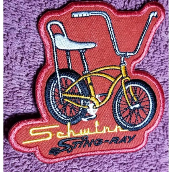 Unbranded Schwinn String-Ray Embroidery Biker Patch Worldwide ship approx. 3.5