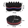 Zasvec Twist Sponge 2 Pieces Hair Brush Sponge Curl Sponge