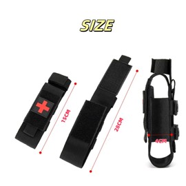 Ceeyoll Tourniquet Holder, Tourniquet Holster, Tourniquet Pouch Scissor Bag, Portable Military Bag, Medical Bag, for Outdoor Sports, Hiking, Mountaineering and Camping