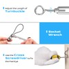 NEREUS String Light Hanging Kit with 164 Ft Vinyl Coated
