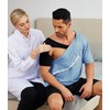 Deyeek Men's Post Shoulder Surgery Shirts Recovery Tear Away Short