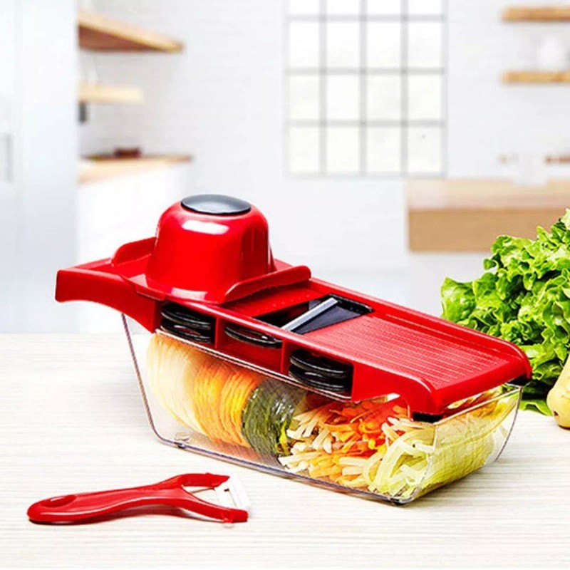 CL Cortador Rebanador Picador Rallador De Frutas Y Verduras