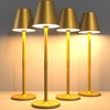 Timjorman LED CordlessTable Lamp,4000mAh Rechargeable Battery Desk lamp,3 Level Brightness