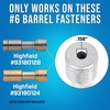 Jonard Tools TTBW-158 Steel Barrel Fastener Plunger Tool for Water