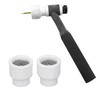 2Pcs Tig Welding Cups White Ceramic Welding Torch Cup Ceramic