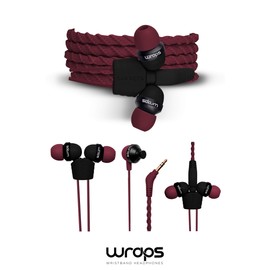 Wraps Audifonos Pulsera Moda 2019 Clasic (Vino)