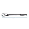 Capri Tools 3/8-Inch Drive Low Profile Flex-Head Ratchet, True 72-Tooth,