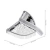 Glitter Mirror Sun Hat Silver For Summer Beach