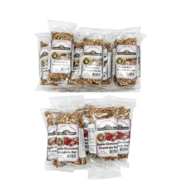 Schlabach Amish Bakery Soft & Chewy Granola Bars, Case Pack of 12/2.8 oz. Bars (Peanut Butter Chocolate Chip and Apple Cinnamon)