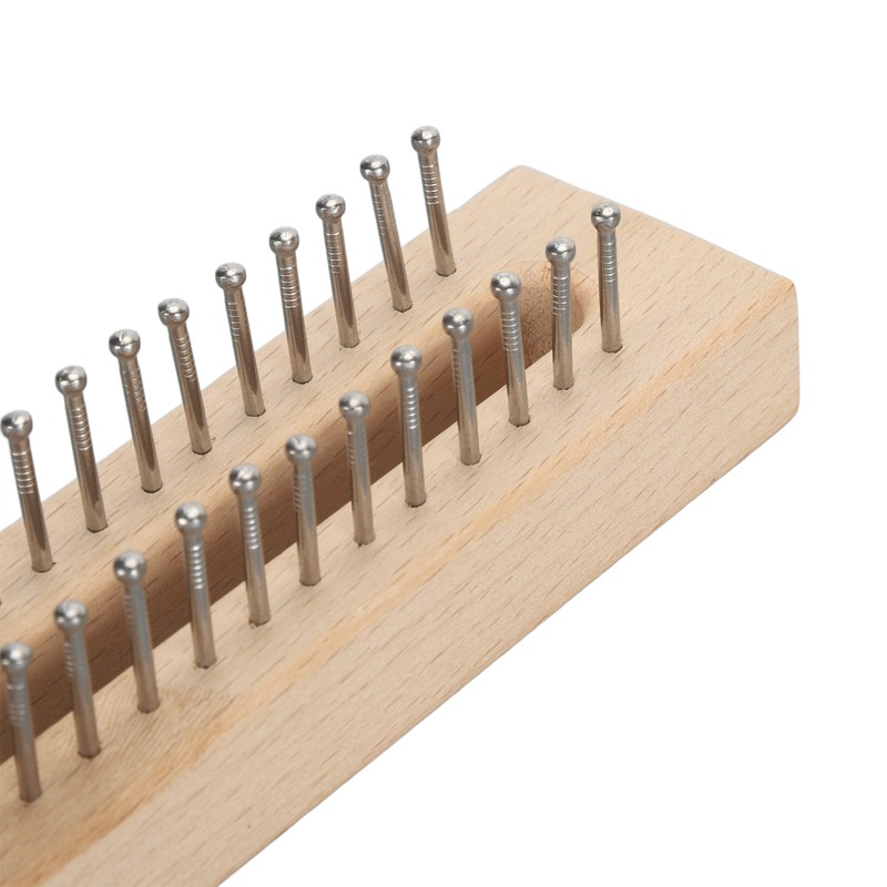 Wooden Knitting Loom with Loom Hook Wooden Knitting Loom Set