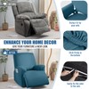 TAOCOCO Recliner Chair Covers Stretch Polyester Fabric 3-Piece for Large
