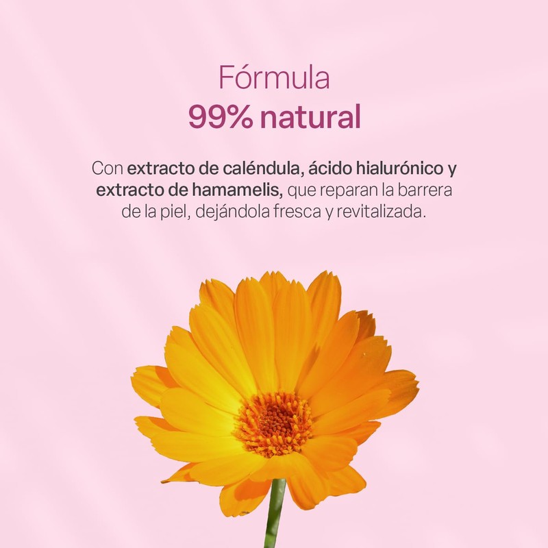 TEIA COSMETICOS Tónico facial humectante con ácido hialurónico + caléndula