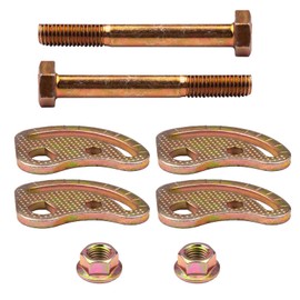 Kit de pernos de leva de alineación de brazo de control superior mejorado compatible con 99-18 Chevy Silverado 1500 Suburban Avalanche 2500 GMC Sierra 1500 2WD 4WD Fit Hummer H2 H2T Kits de suspensión