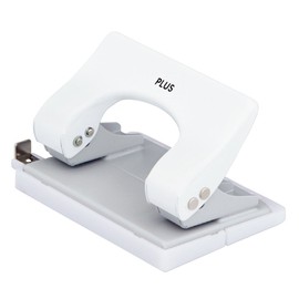 Plus Hole Punch, 2 Holes, Force 1/2, whites