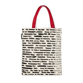 Out of Print Banned Book Tote Bag, 15 X 17 Inches