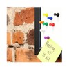 18 Memo Magnets Fridge Mini Magnet Push Pin Notice White