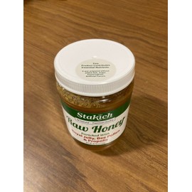 STAKICH BEST EMERGENCY FOOD 40oz ROYAL JELLY BEE POLLEN PROPOLIS HONEY 100% NATURAL