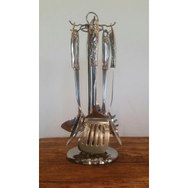 Western Buckle Six Piece Serving Tool Set w/Rack