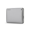 Toshiba Canvio Connect II 2TB Portable Hard Drive, Silver (HDTC820XC3C1)