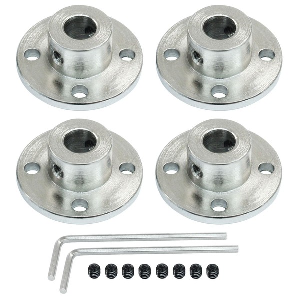 Hordion 8mm Flange Shaft Coupling Connector, Rigid Flange Coupling Model