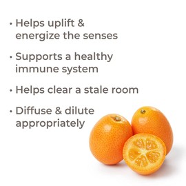Plant Therapy Kumquat Essential Oil 10 mL (1/3 oz) 100% Pure, Undiluted, Therapeutic Grade