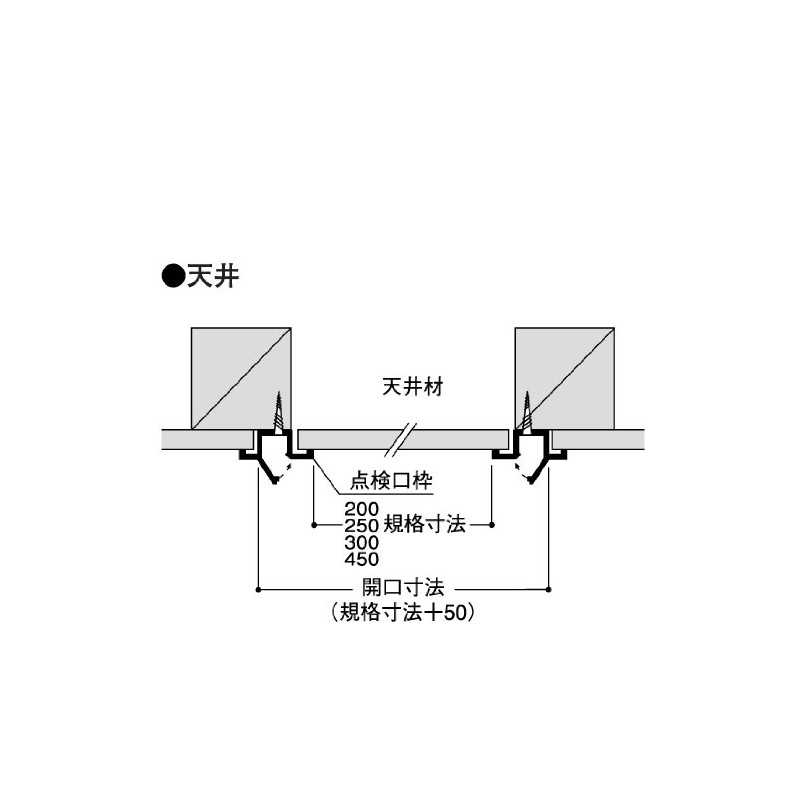 Fukubi T9N20 Ceiling Wall Inspection Port, Package Size: 11.2 x