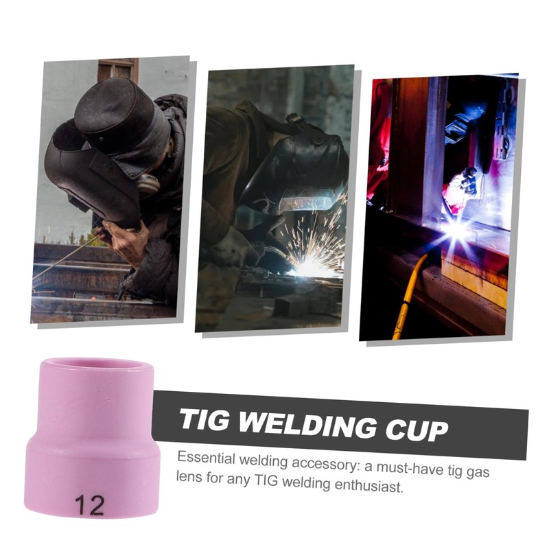 LIFKOME 2Pcs Tig Cup Replacement Heat Resistant Nozzle Shield for