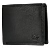 Manza Men's Leather Wallet with RFID Protection and Secret Compartment,