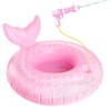 AMZFAVOR Inflatable Pool Floats Toys with Water Gun, Mermaid Tail