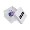 London Boutique Crystal Swan Wedding Pink Blue Figurine Ornaments for