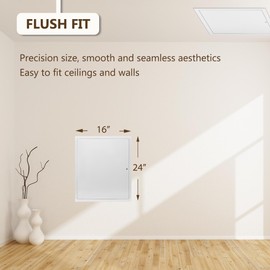 Thicken 1mm 16 x 24 Access Panel for Drywall,Attic Door, Ceiling Access Panel for Drywall,16 x 24 Metal Access Panels are Thickened to 1mm to Solve The Problem of Fragile Panels(Screwdriver Latch)