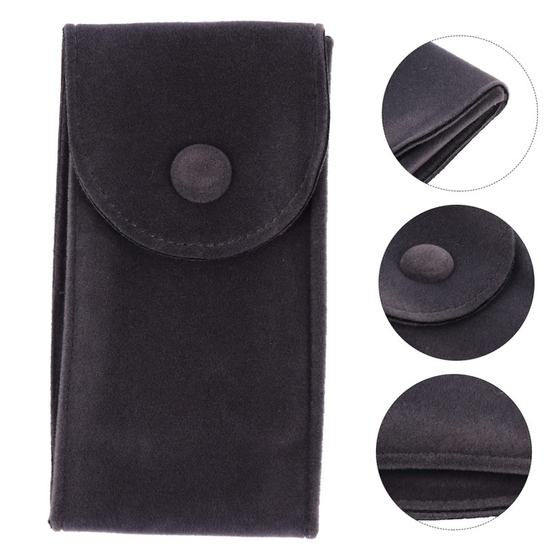 SAFIGLE Practical Dark Grey Travel Watch Pouch Case Non-woven Storage