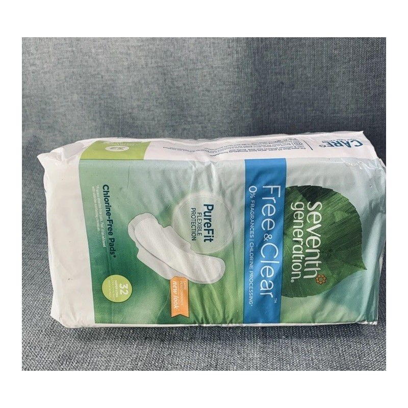 Seventh Generation Super Long Ultra Thin with Wings Pads Free