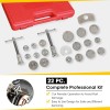 Torin 22-Piece Brake Caliper Press Tool Kit, Disc Brake Piston