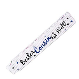 Ruler with beautiful motif – Best in the world – for men – Metre measure – Link scale with name printed, S0460101000844271769