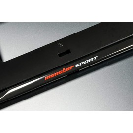 MONSTER SPORT 794110-0000M License Plate Frame Cover for License Plates, Compatible with New Standards