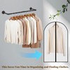 Moth Proof Garment Bags 5pcs 60x100cm,for The Winter Coats Jackets