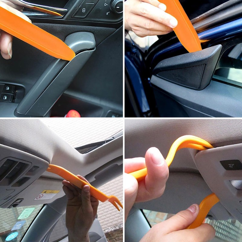AidShunn 4 Pcs Trim Removal Tools, Car Pry Kits for