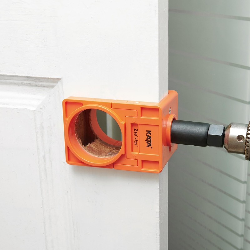 KATA 1-3/8" - 1-3/4" Door Lock Installation Kit with Large